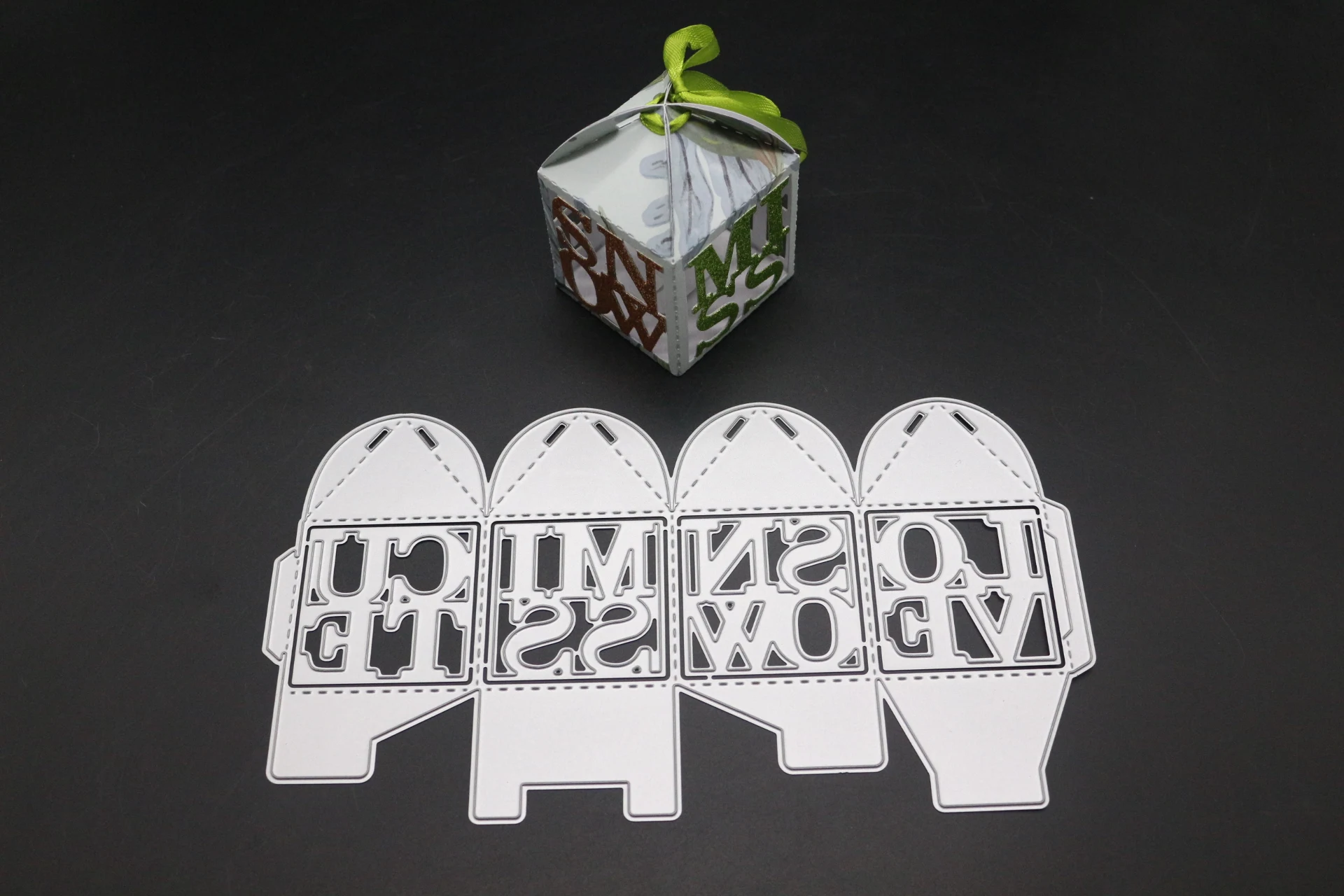 Высечки психического резки 3Dbox коробка конфет порезы DIY Рождественский Скрапбукинг крафт-бумаги альбом ручной работы карты резак дырокол для канцелярских принадлежностей