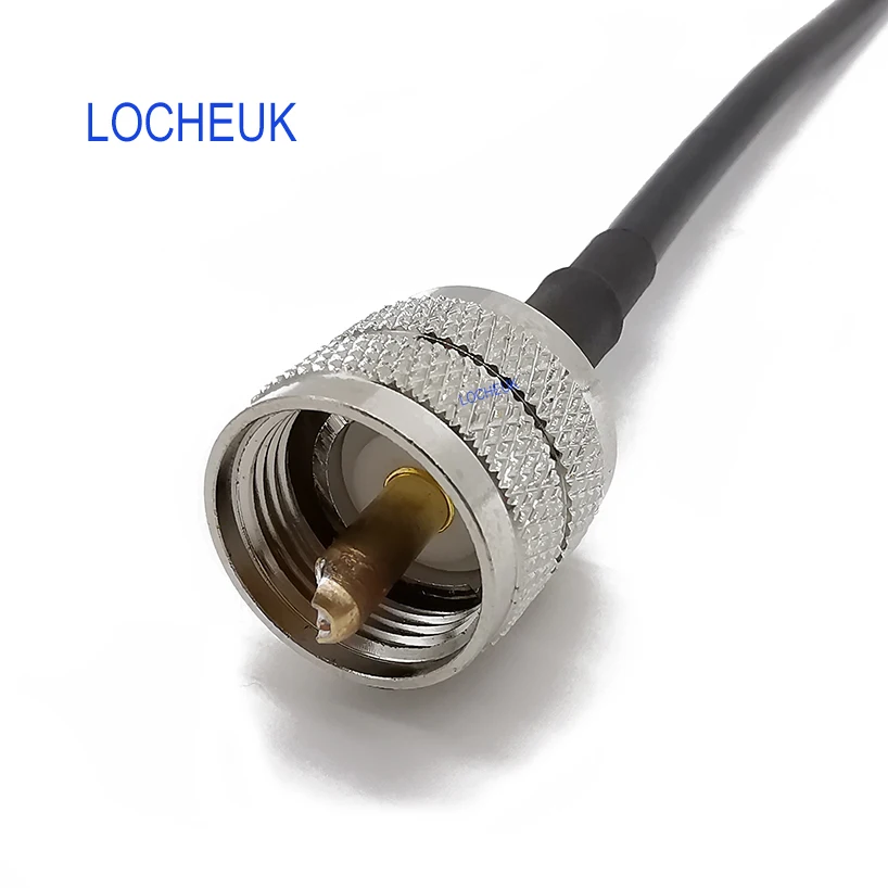 LMR200 BNC штекер к UHF Стандартный радиочастотный коаксиальный УВЧ фотоджемпер