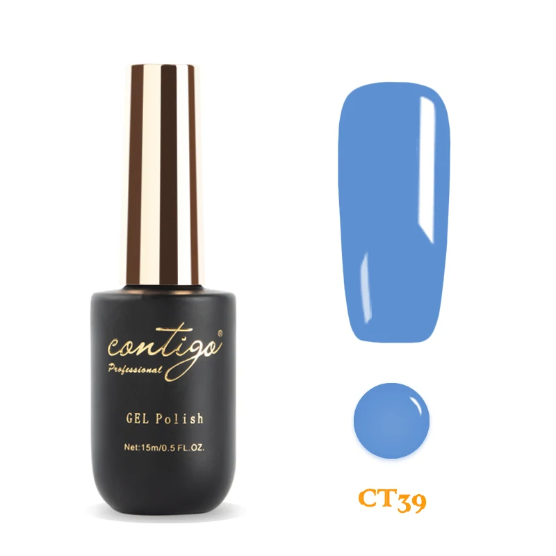Contigo Гель-лак для ногтей 60 цветов новейший Гель-лак es Полупостоянный УФ светодиодный лак Гибридный впитывающий эмалированный Гель-лак для дизайна ногтей - Цвет: contigo--39