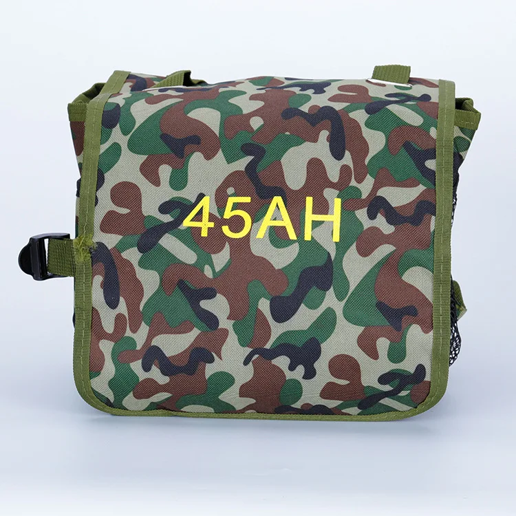 

12v Battery Backpack 45ah Army with Thicker Version Outdoor Waterproof Camouflage Lithium Battery Backpack