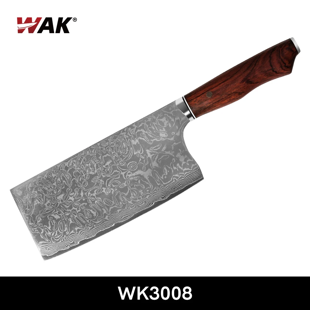 WAK-cuchillo de deshuesar de 6 pulgadas, 67 capas de acero damasco,  cuchillos de cocina, remaches de ciruela, mango de sándalo amarillo,  herramientas de corte de cocina - AliExpress