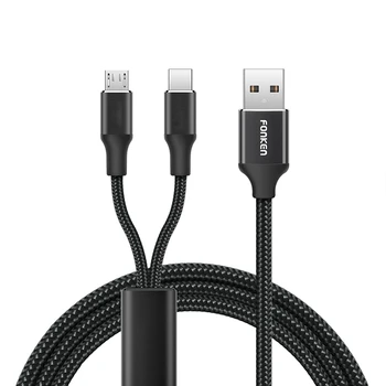 

FONKEN Micro- USB Cable Charging for Phone 1M Cable Supercharger for Redmi Note 6 Fast Charger Mobile Android Data Cord
