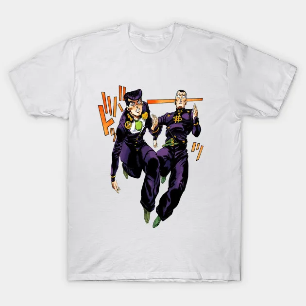 Мужская футболка Okuyasu X Josuke для женщин и мужчин|Футболки| |
