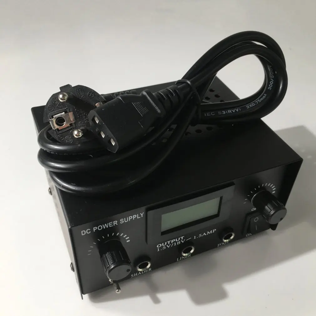 

Professional DC Power Supply LCD Digital DUAL Tattoo Power Supply Voltage Stabilizer Transformer for Tattoo Machine