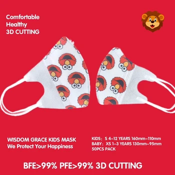 

3D Masks For Protection Kids Mascarilla Safe Masks Disposable Mouth Masks 3 Layer Elastic Earloop Protect Masks