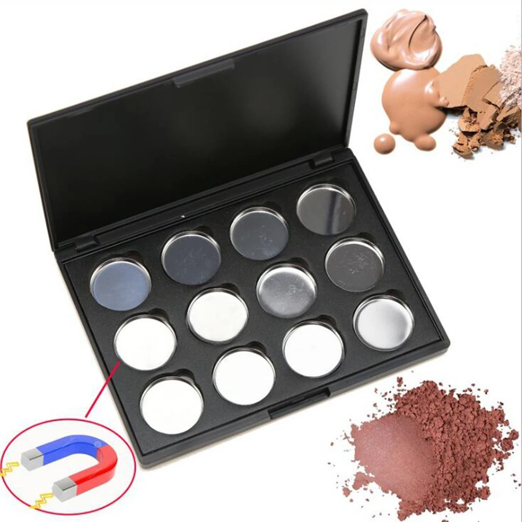 Empty Magnetic Makeup Palette DIY Storage Powder Tray Box Holder for Customizing Eyeshadow Highlighter and Blusher | Красота и
