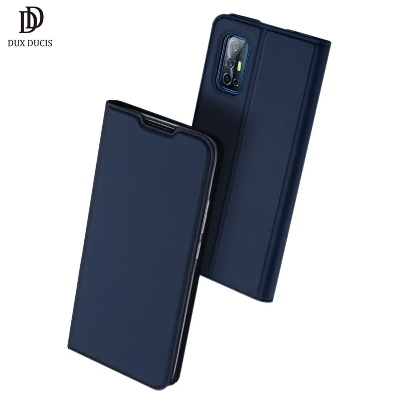 Dux Ducis Skin Pro Серия Флип кошелек деловой кожаный чехол для Vivo V19 (Индонезия) 6 44