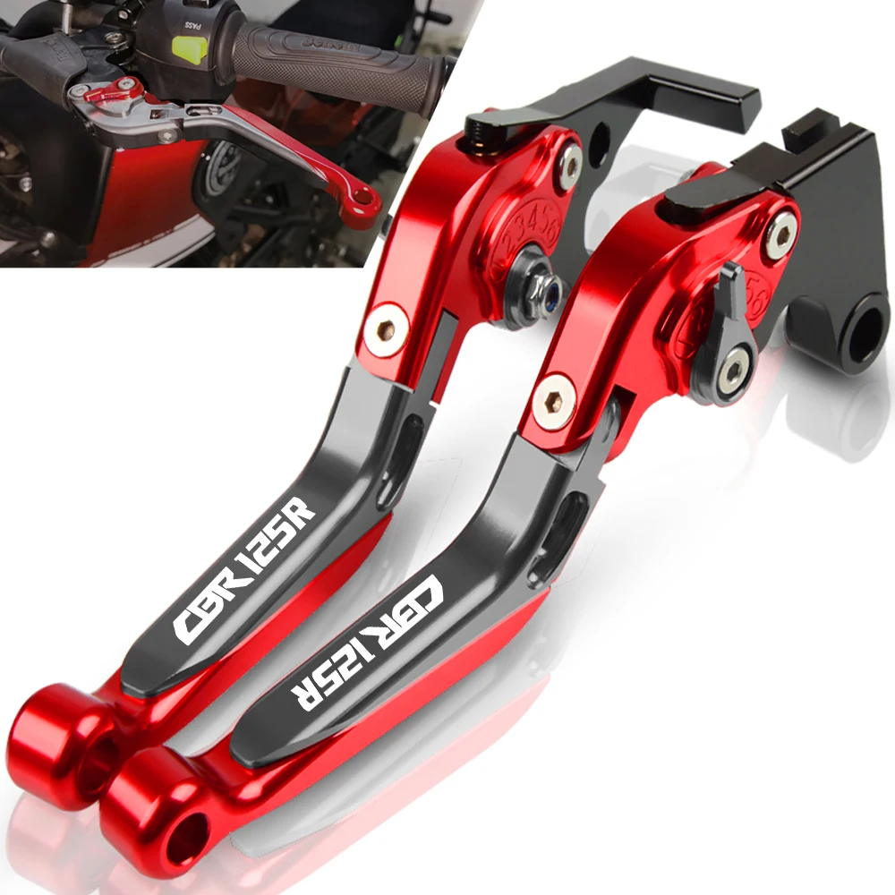

Motorbike Adjustable Handbrake Brake Clutch Levers For Honda CBR125R CBR 125R 2011 2012 2013 2014 2015 2016 2017 2018 2019 2020