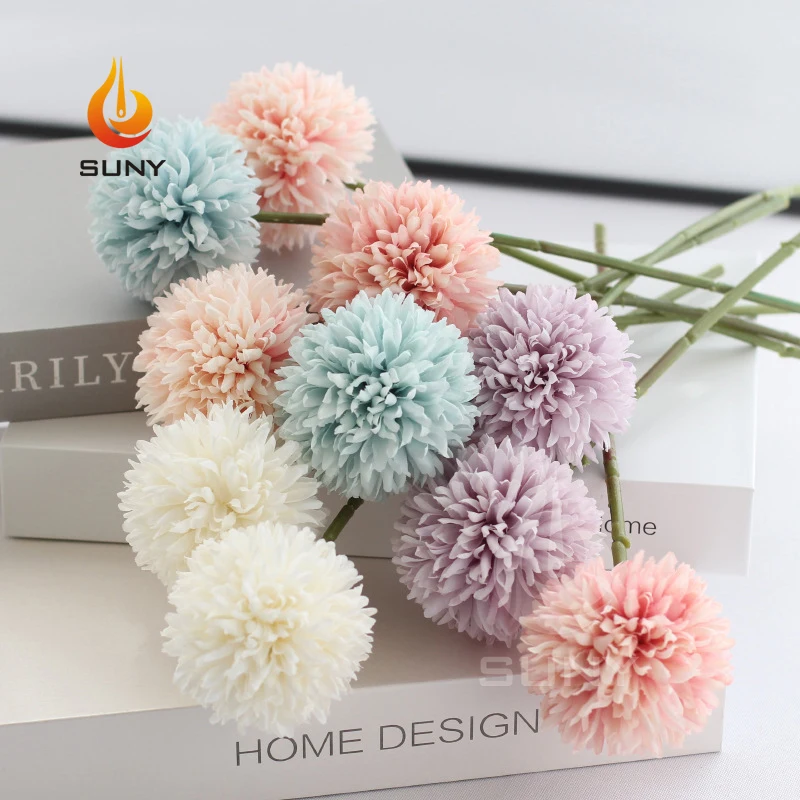 

Artificial Dandelion Flowers Silk Fake Flowers Table Home Decoration DIY Wedding Decoration For Home Party Garden Decoration