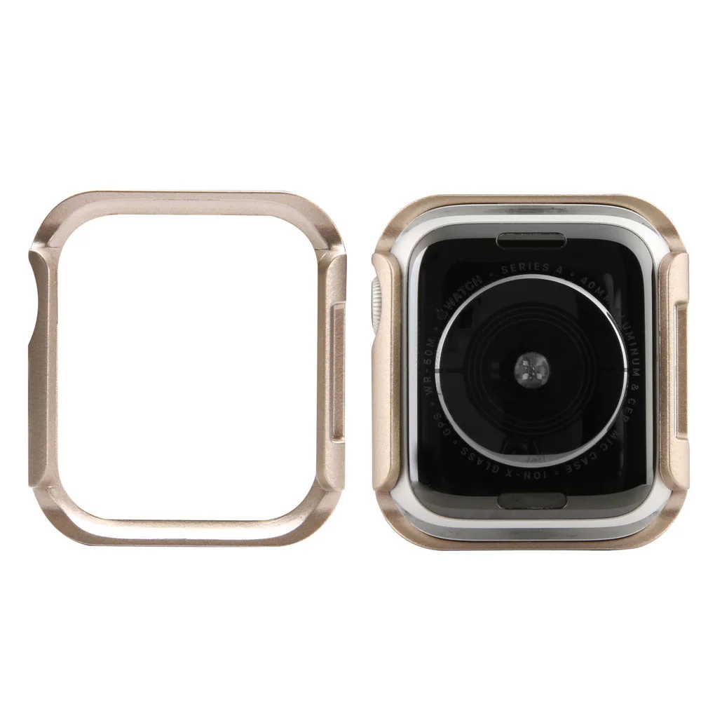 Жесткий противоударный чехол для apple watch 4, 40 мм, 44 мм, защитный тонкий бампер для apple watch, рамка для iwatch