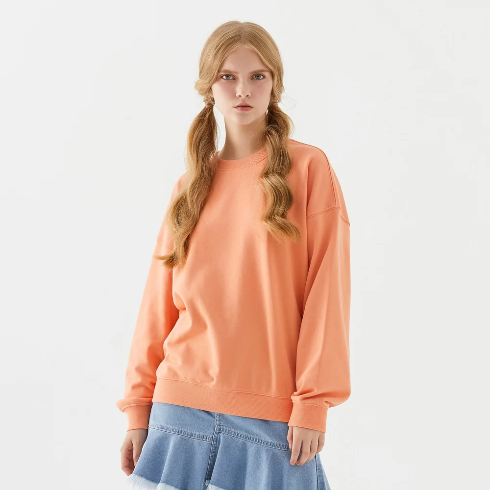 Metersbonwe, базовые толстовки для женщин, уличная одежда, женские осенние одноцветные толстовки, Повседневная Толстовка, новинка, топы в стиле хип-хоп