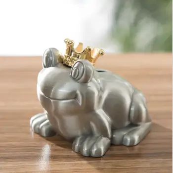 

Creative Frog Metal Money Saving Box Coins Hidden Safe Coin Counter Piggy Bank For Kids Toy SNG089