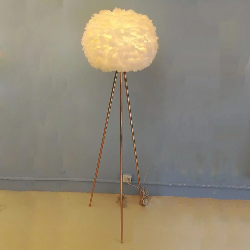 bulu lampu lantai nordic lampa stojaca lampara de plumas pie veren lampu modern lampu lantai kamar tidur ruang tamu ruang lampade da terra