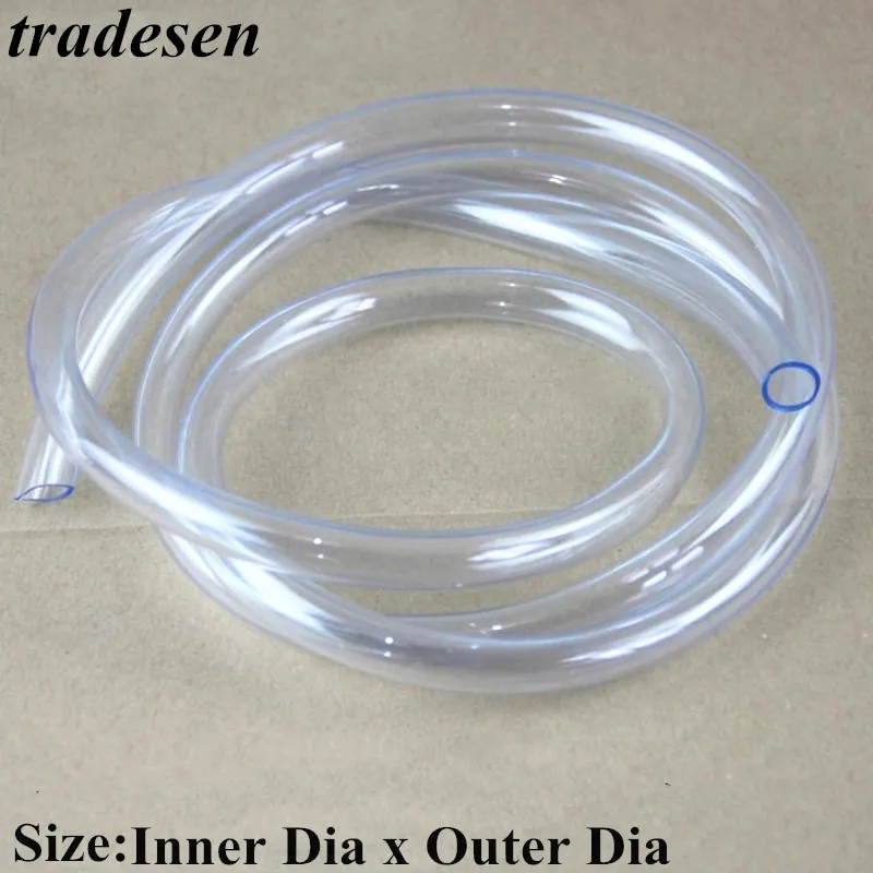PVC Tube Clear Translucent Flexible Hose Pipe Water Air Fish Tank Pump Aquarium 