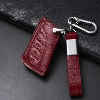 

Genuine Leather Leather Car Key Case For Lexus UX200 UX250h ES200 ES300h ES350 US200 US260h 2018 2019 Remote Fob Cover Protector