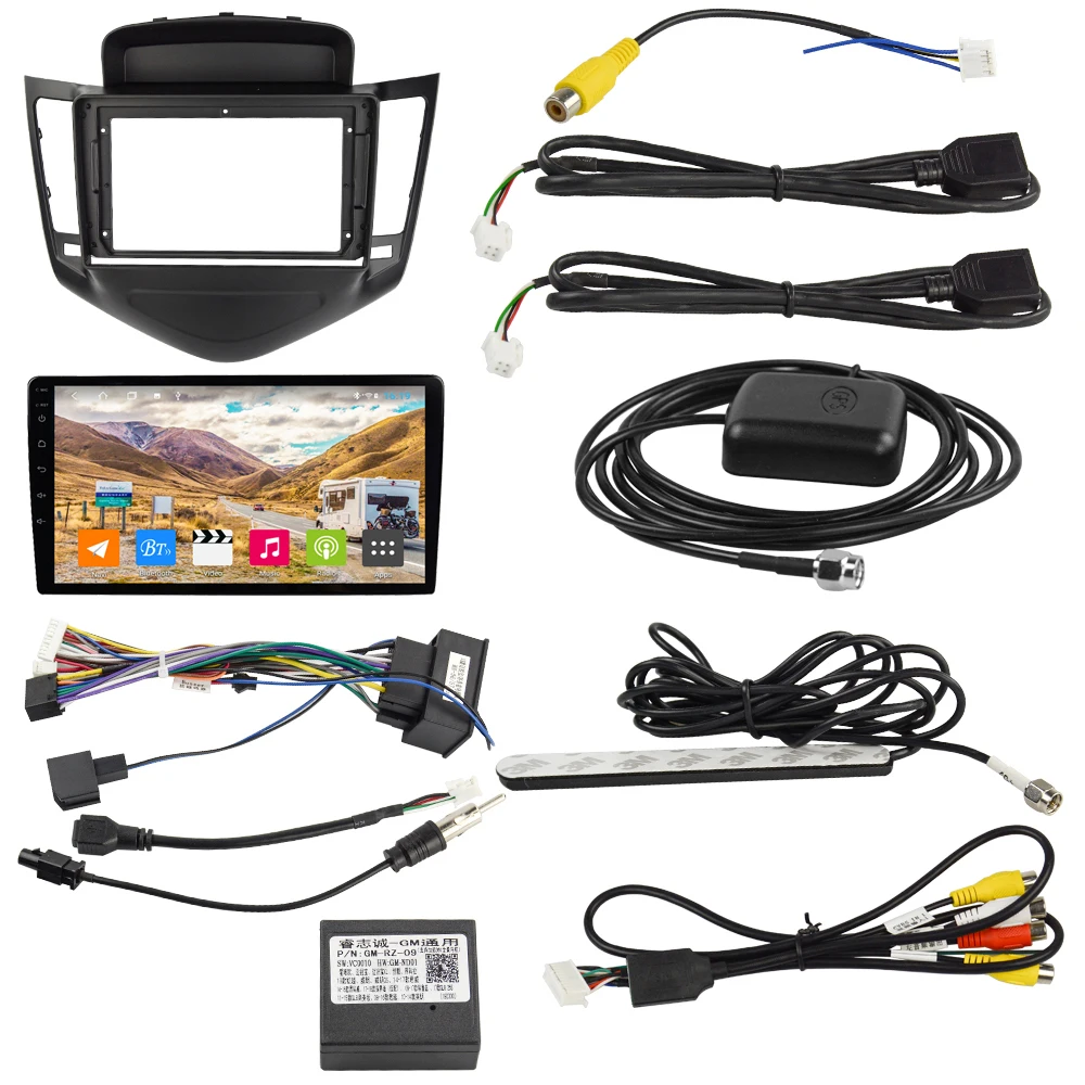 EKIY 9' ips Android 8,1 автомобильный радио мультимедиа Авто Стерео 4G+ 64G для Chevrolet Cruze Sedan DVD 2008-2012 навигация gps BT плеер