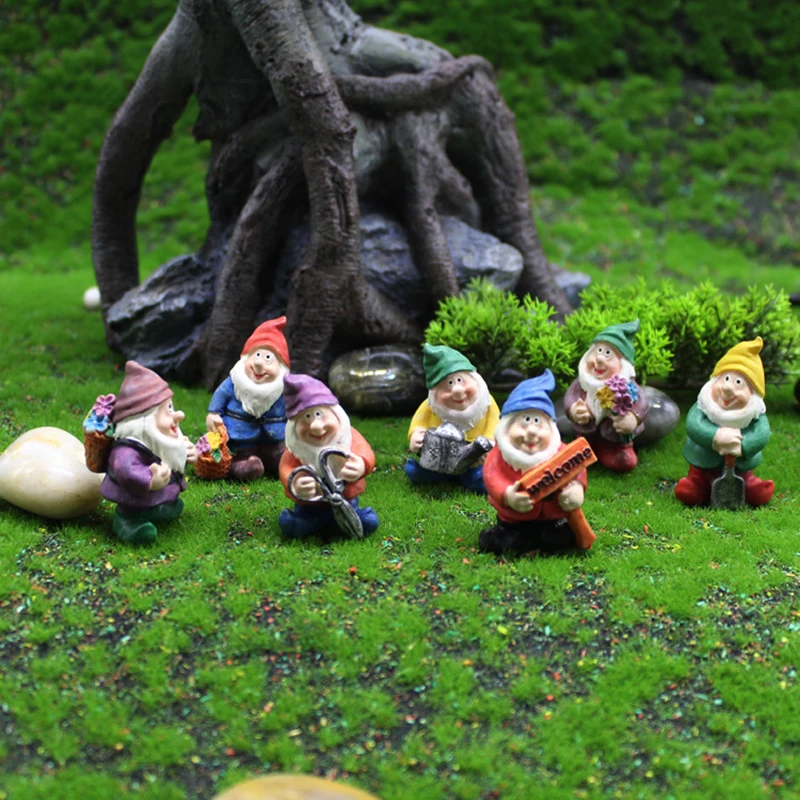 Mini Grocery Store Fairy Garden Miniatures Building Micro Landscape Ornaments 
