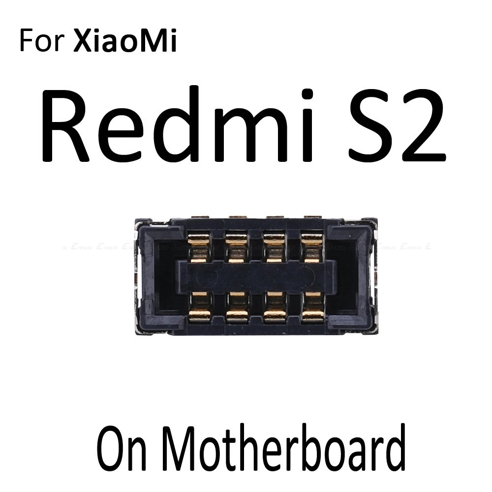 2 шт. внутренний PFC аккумулятор разъем клемма контакт Запчасти для Xiaomi mi 5C 5S Plus F1 8 9 SE A2 Lite Red mi S2 6 6A на плате - Цвет: For Redmi S2