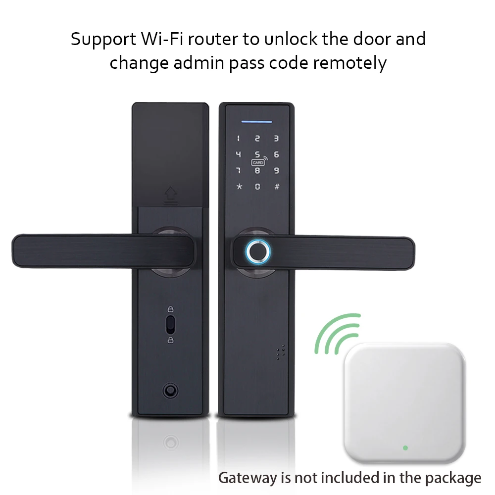 TT lock app WiFi Smart Fingerprint Door Lock, Electronic Door Lock,Smart Bluetooth Digital APP Keypad Code Keyless Door Lock TT lock app WiFi Smart Fingerprint Door Lock, Electronic Door Lock,Smart Bluetooth Digital APP Keypad Code Keyless Door Lock