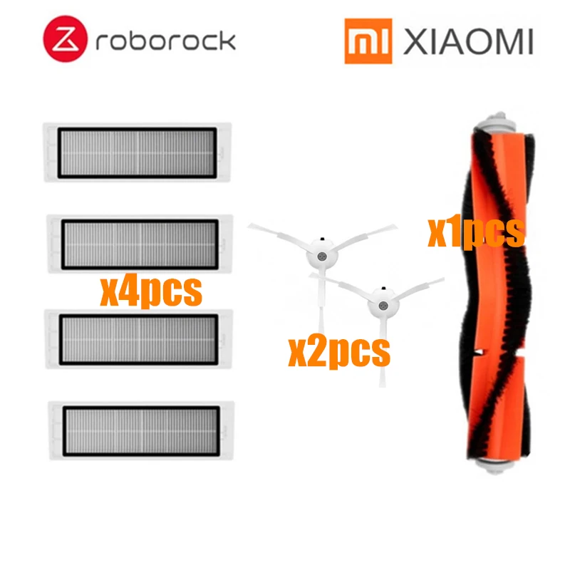 Side Brush Filter For Xiaomi Roborock MI S50 S51 S55 S5 Vacuum Accessories Parts