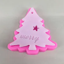 BK1095 Рождественская елка аромат гипсовая силиконовая форма