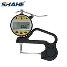 SHAHE 0,01 мм 10 мм Цифровой измеритель толщины трубки штангенциркуль внутреннего диаметра измерения толщины пленки толщиномер тестер