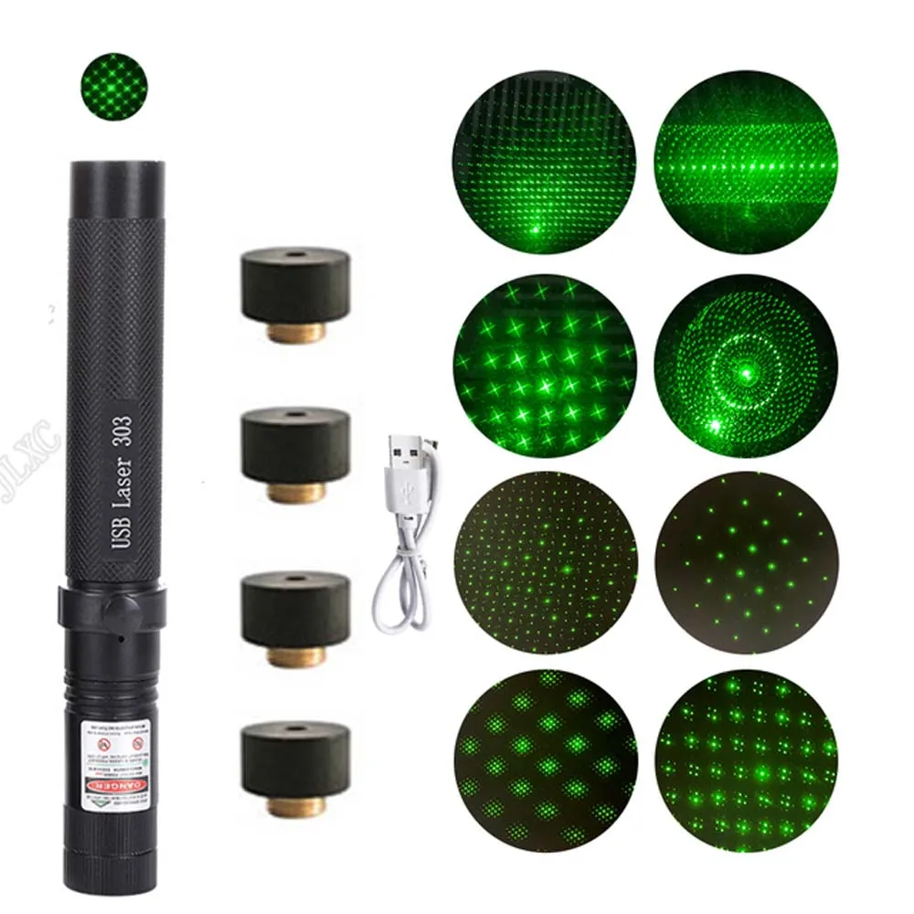 Hunting High Power Green lasers Adjustable Focus Burning Green Laser