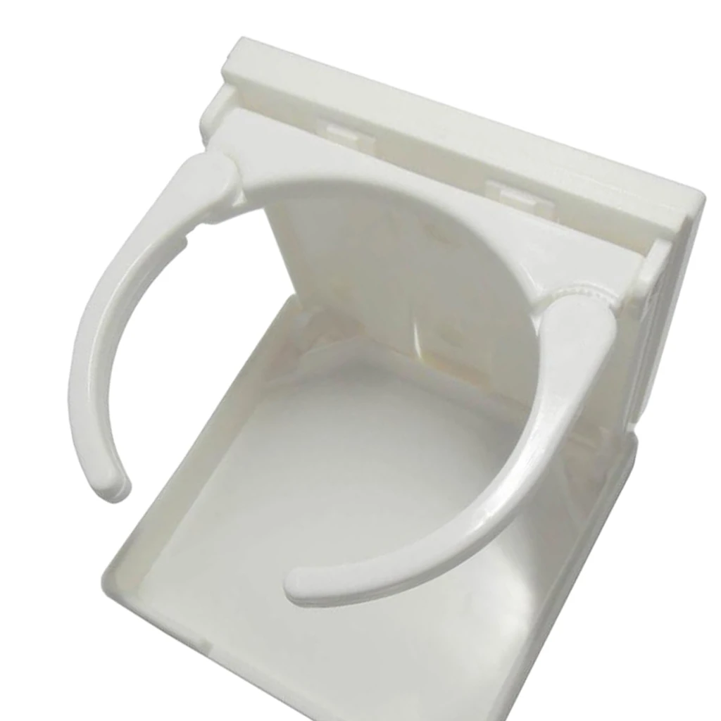 Adjustable Folding Nylon Drink Cup Bottle Holder for Boat/Marine/Caravan/Car/RV (White) | Автомобили и мотоциклы