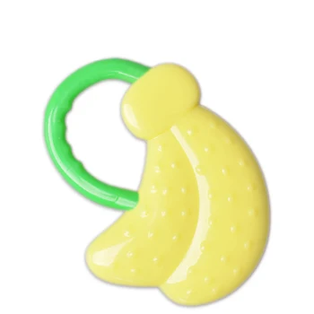 

Baby Kids Cute Teething Ring Safety Rattles Biting Teether