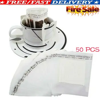 

Single Serve Disposable Hanging Ear Drip Coffee Filter Bags Pour Over Maker