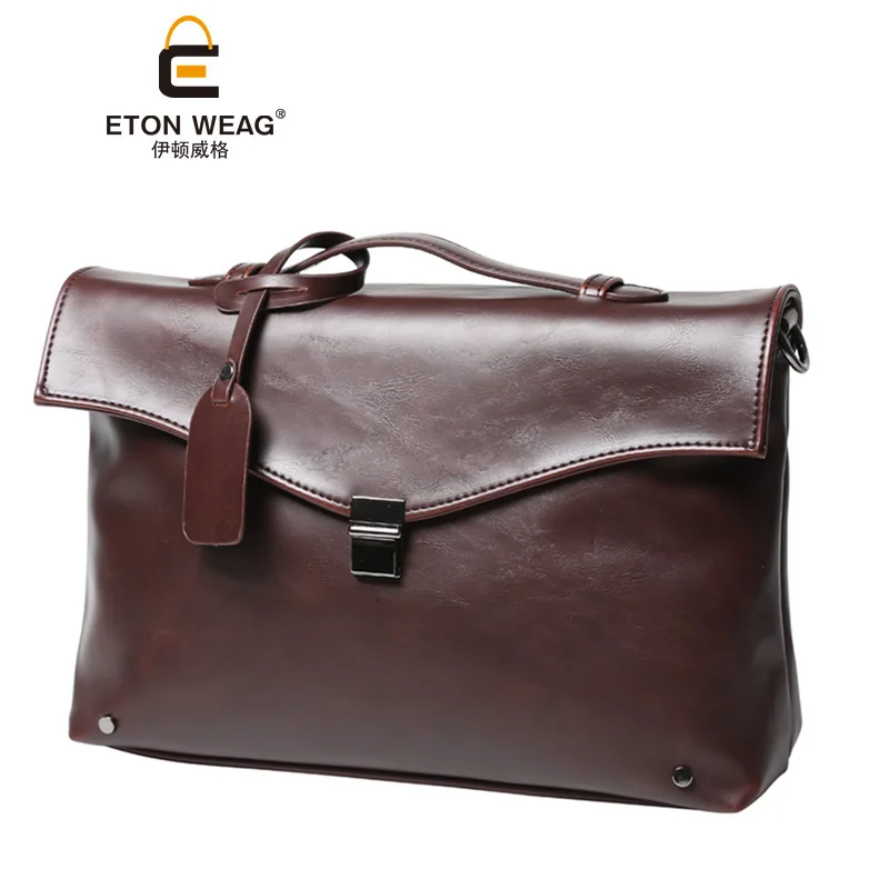 

Korean-style New Style MEN'S Handbag Business Oblique File Bag Retro Trend Shoulder Bag