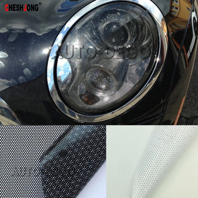 Best Perforated Mesh Film For Headlight Car Tinting Tint FlyEyes Vinyl