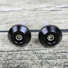 2 шт. 14-18 мм мотоциклетные руль акустическая система концы слайдеры алюминиевые рукоятки руля с ЧПУ колпачок вилка слайдер