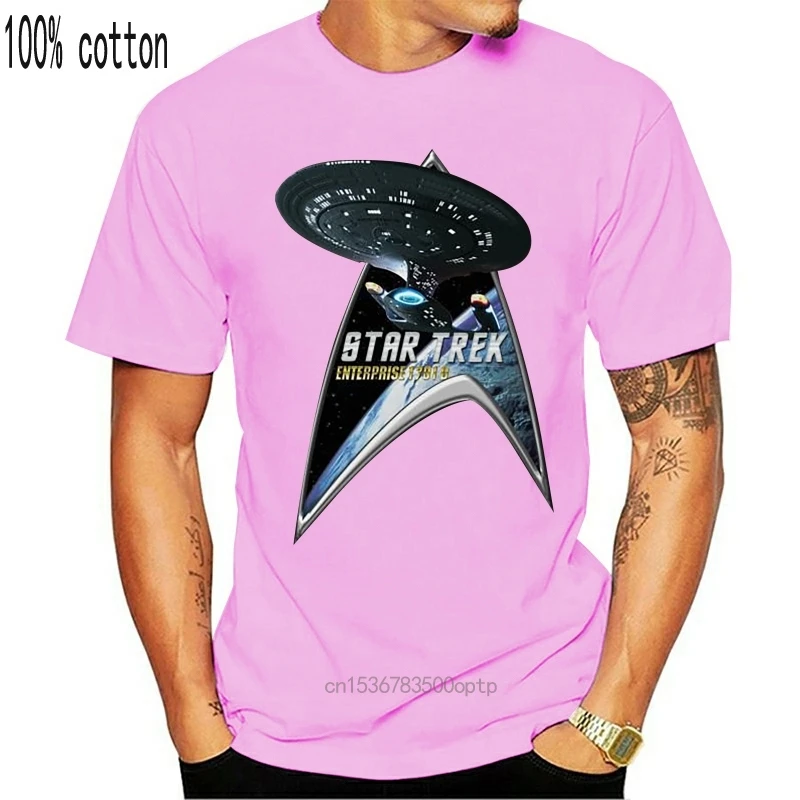 Футболка StarTrek Command Silver Signia Enterprise 1701 D 2 Мужская футболка женские топы из 100% хлопка