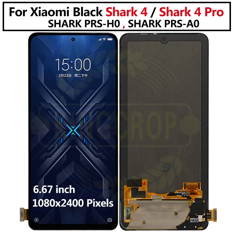 6.67'' AMOLED For Xiaomi Black Shark 4 LCD SHARK PRS-H0, PRS
