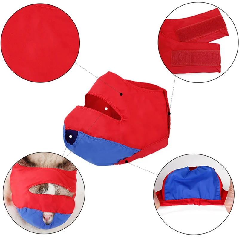 Cat Anti Bite Mask Puppy Bath Beauty Grooming Supplies Cat Grooming Muzzle Prevent Biting Scratching Pet Calming Mouth Cover # Cat Anti Bite Mask Puppy Bath Beauty Grooming Supplies Cat Grooming Muzzle Prevent Biting Scratching Pet Calming Mouth Cover #