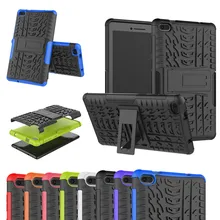 Для lenovo Tab E7 TB-7104F ударопрочный Прочный жесткий резиновый чехол-подставка для ПК чехол для планшета жесткий противоударный защитный чехол