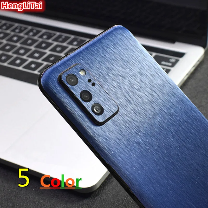 Kawat Menggambar Membran Kulit Film Pelindung untuk Huawei V30/V30 Pro/V20 Bungkus Kulit Ponsel Kembali Paste Pelindung stiker