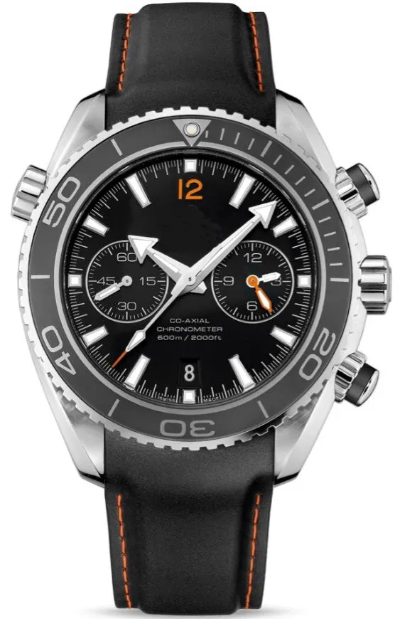 

Luxury Brand New Men Automatic Mechanical Stainless Steel Rubber Black Orange James Bond 007 Sapphire Watches Ceramic Bezel AAA+