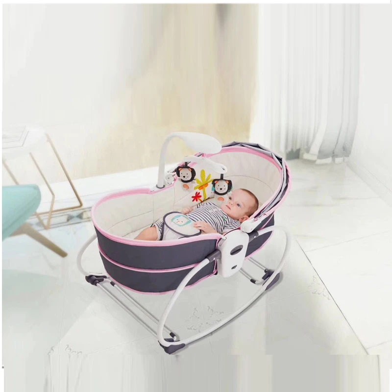 Chaise A Bascule 5 En 1 Pour Bebe Lit De Berceau Avec Moustiquaire Panier De Couchage Pour Bebe Avec Artefact Aliexpress