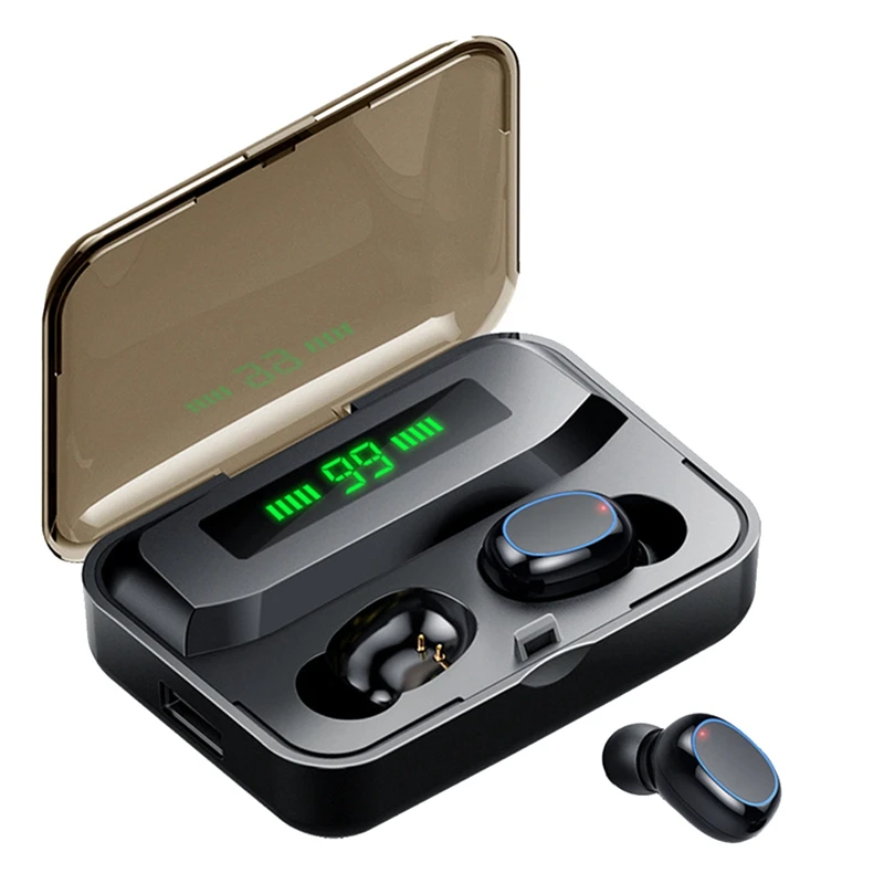 A2S TWS Bluetooth 5 0 Headset Stereo Earphone Wireless Headphone Sports Headset for Xiaomi Samsung Smartphone