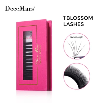 DeceMars 1 꽃 속눈썹 연장, 자동 꽃 속눈썹