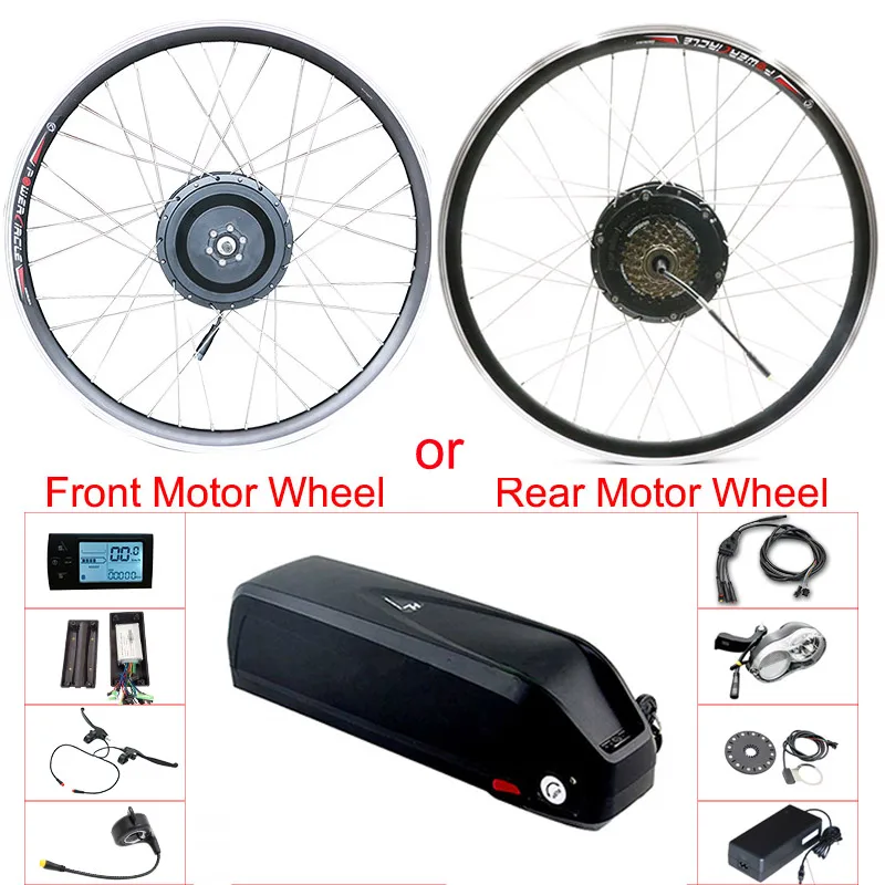 ^Cheap eBIKE Conversion Kit 48v 500w Front/Rear Hub Motor Wheel Electric Bicycle Conversion Kit 20\26\700C 48V Motor Wheel E Bike Kit