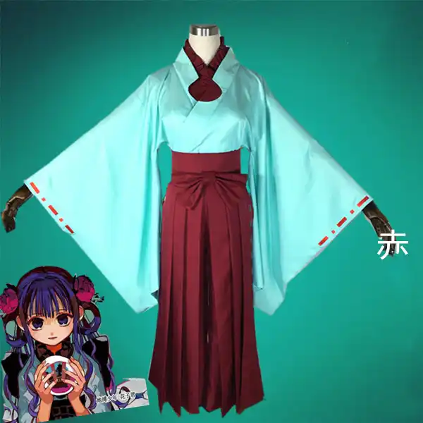 Jibaku Shounen花子くんトイレ結合花子くんあかね葵コスプレ衣装日本の着物の制服ハロウィン衣装ドレス Aliexpress