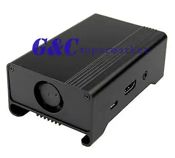 

Black Aluminum Shell Enclosure Case Box Geekworm Raspberry Pi 2 Model B B+ UL diy electronics