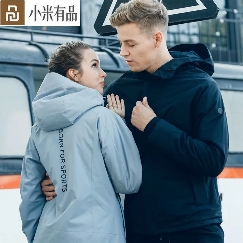 Youpin FO Temperature Control Jacket Men Women Universal Winter Jackets Carbon Nano Heating Four-Speed Thermostat Casual Jacket photo