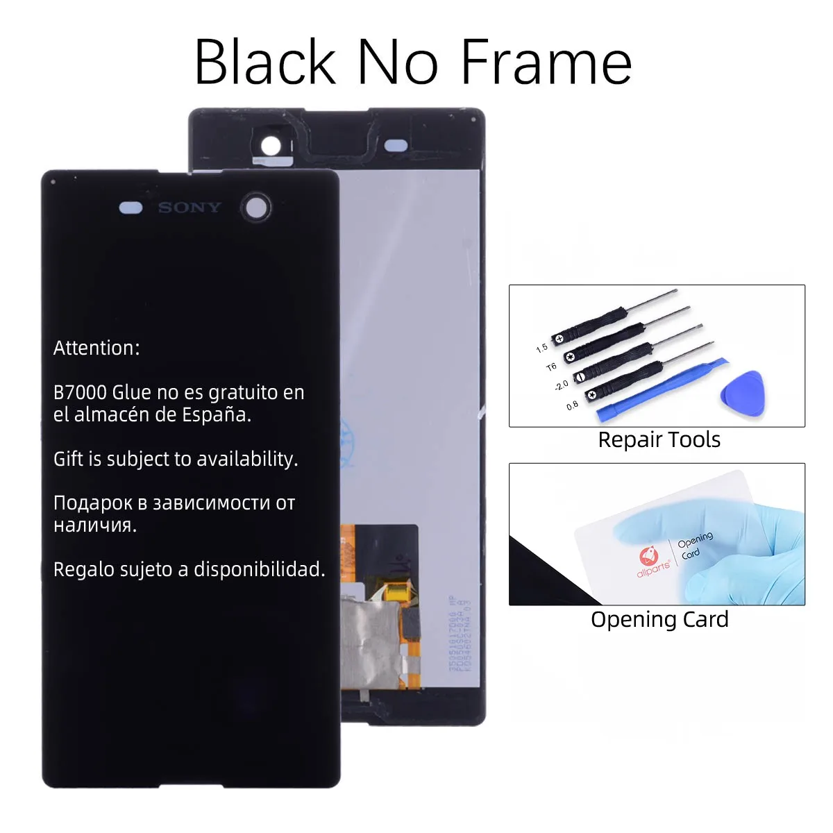 Для sony Xperia M5 ЖК-дисплей+ сенсорный экран+ рамка дигитайзер сборка E5603 E5606 E5653 для sony M5 ЖК Запасные части - Цвет: Black No Frame