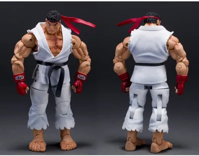 SHF NECA Street Дуэль классический солдат Кен Жиль Гуки чунли Мужская фигурка модель - Цвет: RYU