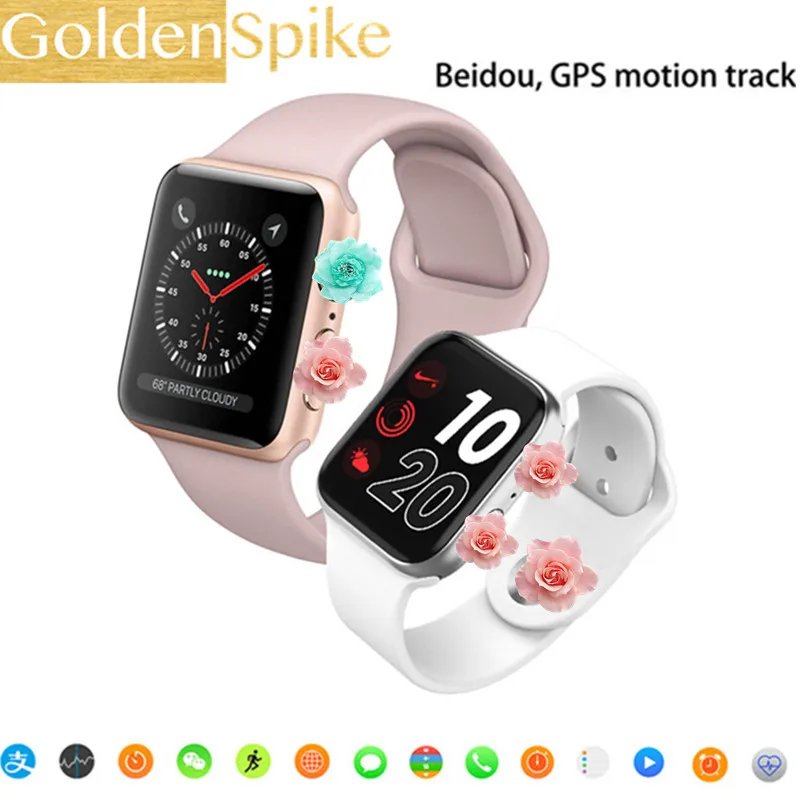 

GOLDENSPIKE IWO9 Smart Watch Series 4 44mm with GPS Sport Heart Rate Monitor Smartwatch for iOS iPhone Android Phone Watch