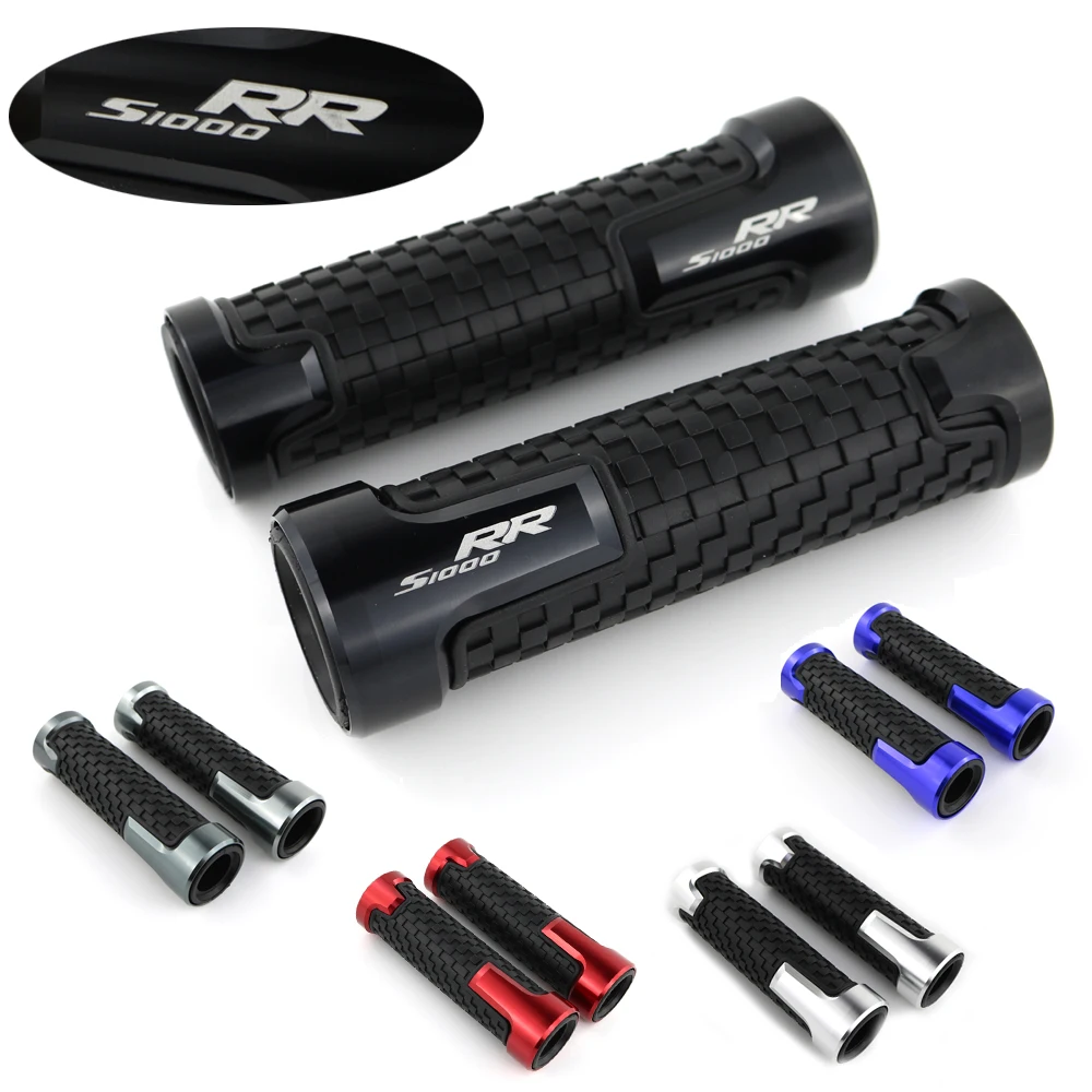 

For BMW S1000RR 2010 2011 2012 2013 2014 2015 2016 2017 2018 2019 Grips CNC Aluminum None-Slip Rubber Handlebar Handle